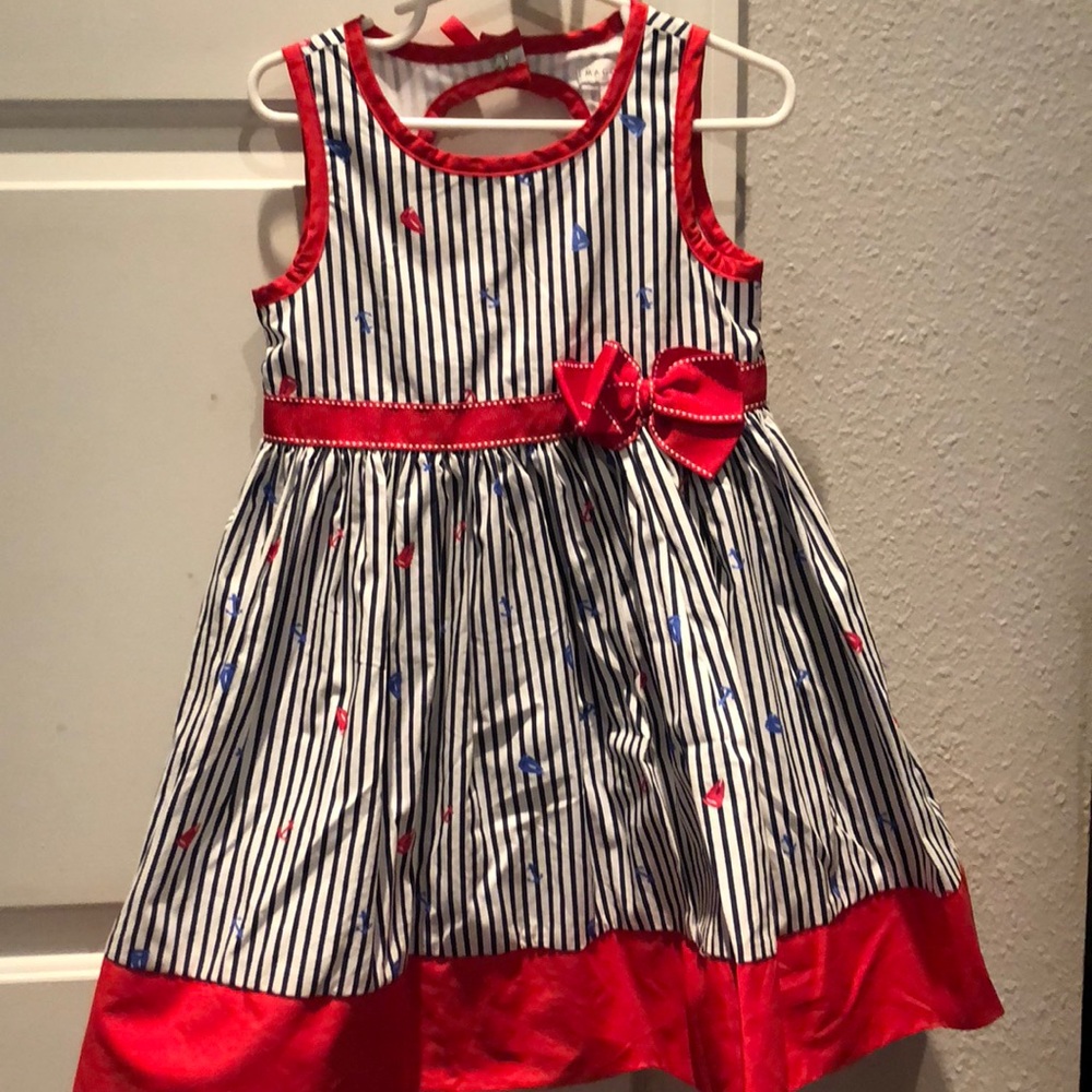 Dress with sailboats